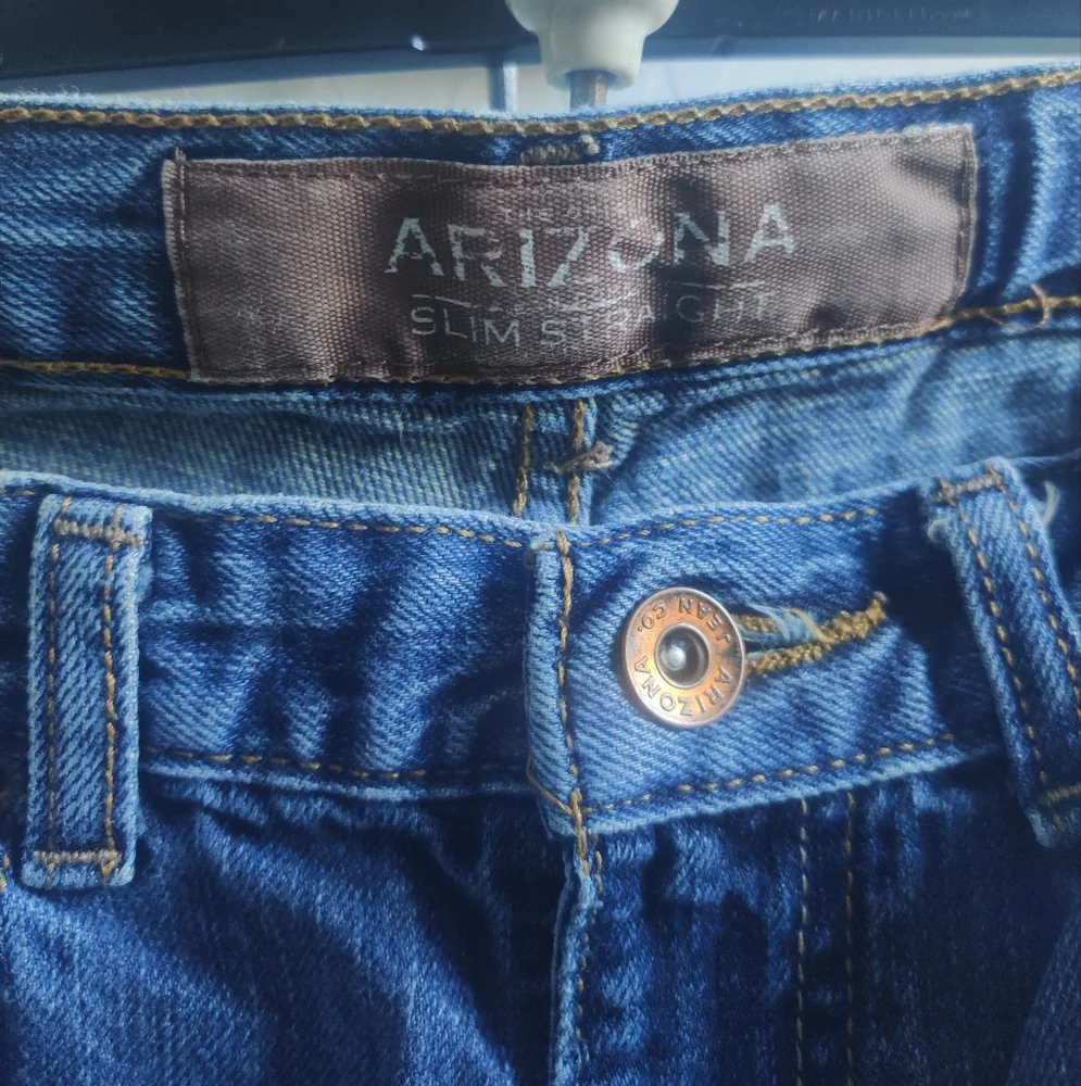 Arizona Blue wash 100% cotton Slim-straight Men's Jeans Fall winter (29/30)